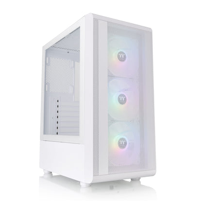 Thermaltake S Series S200 TG ARGB White SPCC Mid Tower Computer Cases