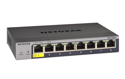 NETGEAR 8-Port Gigabit Ethernet Smart Switch (GS108T)