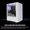 Thermaltake S Series S200 TG ARGB White SPCC Mid Tower Computer Cases