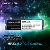 Team Group MP33 M.2 2280 256GB PCIe 3.0 x4 with NVMe 1.3 3D NAND Internal Solid State Drive (SSD) TM8FP6256G0C101