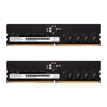 Team Elite 32GB (2 x 16GB) 288-Pin PC RAM DDR5 4800 (PC5 38400) Desktop Memory Model TED532G4800C40DC01