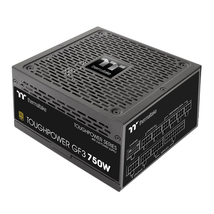 Thermaltake Toughpower GF3 750W, ATX 3.0 Standard, PCIe Gen.5 300W 12VHPWR Connector Included, 80+ Gold Full Modular SLI/Crossfire Ready Power Supply, 10 Year Warranty, PS-TPD-0750FNFAGU-4