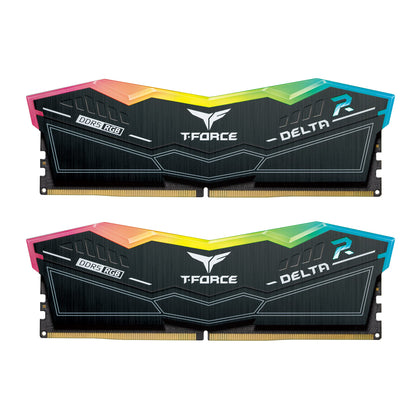 Team Group Delta RGB DDR5 32GB (2 x 16GB) 288-Pin PC RAM DDR5 7800 (PC5 62400) Desktop Memory Model FF3D532G7800HC38DDC01