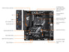 GIGABYTE B550M AORUS ELITE AX (rev 1.3) AM4 AMD B550 Micro-ATX Motherboard with Single M.2, SATA 6Gb/s, USB 3.2 Gen 1, Realtek GbE LAN, PCIe 4.0