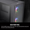 Thermaltake H570 TG Black ATX Mid Tower ARGB Tempered Glass Computer Case Chassis with Mesh Front Panel CA-1T9-00M1WN-01