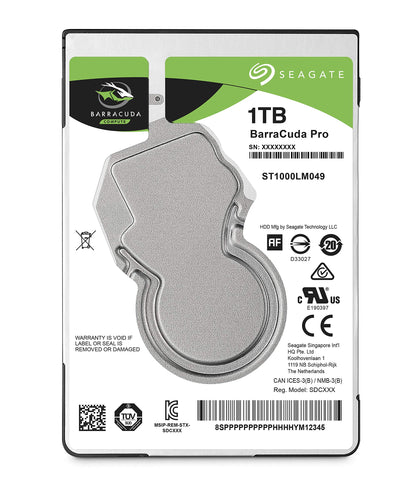 Seagate 1TB BarraCuda 7200 RPM 128MB Cache SATA 6.0Gb/s 2.5