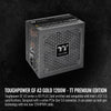 Thermaltake Toughpower GF A3 ATX 3.0 1200W 80+ Gold Full Modular SLI/Crossfile Ready Power Supply; PCIe Gen.5 600W 12VHPWR Connector Included; PS-TPD-1200FNFAGU-L