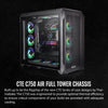 Thermaltake CTE C750 Air E-ATX Full Tower with Centralized Thermal Efficiency Design; 3x140mm CT140 Fans Pre-Installed; Tempered Glass Side Panel; Mesh Front Panel; CA-1X6-00F1WN-00