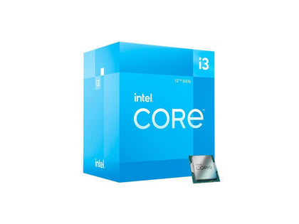 Intel Core i3-12100 - Core i3 12th Gen Alder Lake Quad-Core 3.3 GHz LGA 1700 Processor 60W Intel UHD Graphics 730 Desktop Processor - BX8071512100