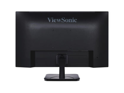 ViewSonic VA2456-MHD 24 Inch Frameless IPS 1080p Monitor with HDMI DisplayPort and VGA Inputs for Home and Office