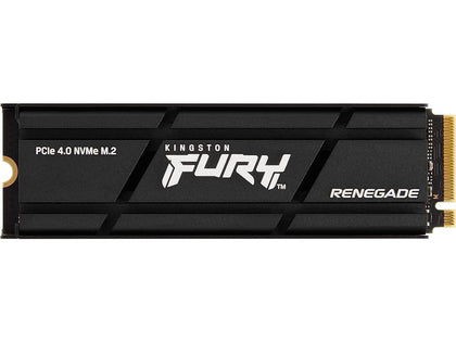 Kingston SFYRSK/1000G Fury Renegade 1TB PCIe Gen 4 NVMe M.2 Internal Gaming SSD with Heat Sink|PS5 Ready|Up to 7300MB/s