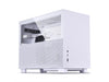 LIAN LI Q58 White Color  SPCC / Aluminum / Tempered Glass  Mini Tower Computer Case , PCI3.0 Riser Card Cable Included ---Q58W3