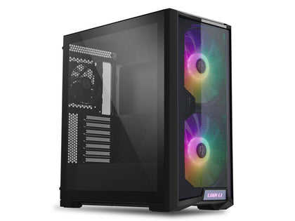 LIAN LI LANCOOL 215 W White  Steel / Tempered Glass ATX Mid Tower Computer Case----- Lancool 215 W