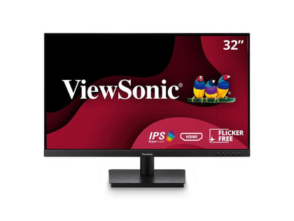 ViewSonic VA3209M 32 Inch IPS Full HD 1080p Monitor with Frameless Design, 75 Hz, Dual Speakers, HDMI, and VGA Inputs for Home and Office