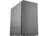 Cooler Master Silencio S400 Micro-ATX Tower with Sound-Dampening Material, Sound-Dampened Solid Steel Side Panel, Reversible Front Panel, SD Card Reader, and 2 x 120mm PWM Silencio FP Fans