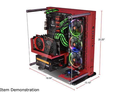 Thermaltake Core P3 Tempered Glass Red Edition CA-1G4-00M3WN-03 Red SPCC ATX Open Frame Chassis Computer Case