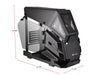 Thermaltake AH T200 CA-1R4-00S1WN-00 Black SPCC / Tempered Glass Micro Chassis Computer Case