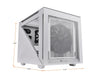 Thermaltake Divider 200 TG Snow Edition Triangular Tempered Glass Side Panel Micro-ATX Computer Case with Pre-stalled 200mm Front Fan + 120mm Rear Fan CA-1V1-00S6WN-00