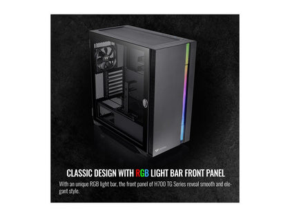 Thermaltake H700 TG CA-1Y1-00M1WN-00 Black SPCC / Tempered Glass ATX Mid Tower Computer Case