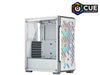 Corsair iCUE 220T RGB Airflow CC-9011174-WW White Steel / Plastic / Tempered Glass ATX Mid Tower Computer Case