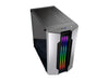 COUGAR Gemini M-Silver Silver Steel / Tempered Glass Mini Tower Computer Case w/ Integrated Trelux RGB Lighting