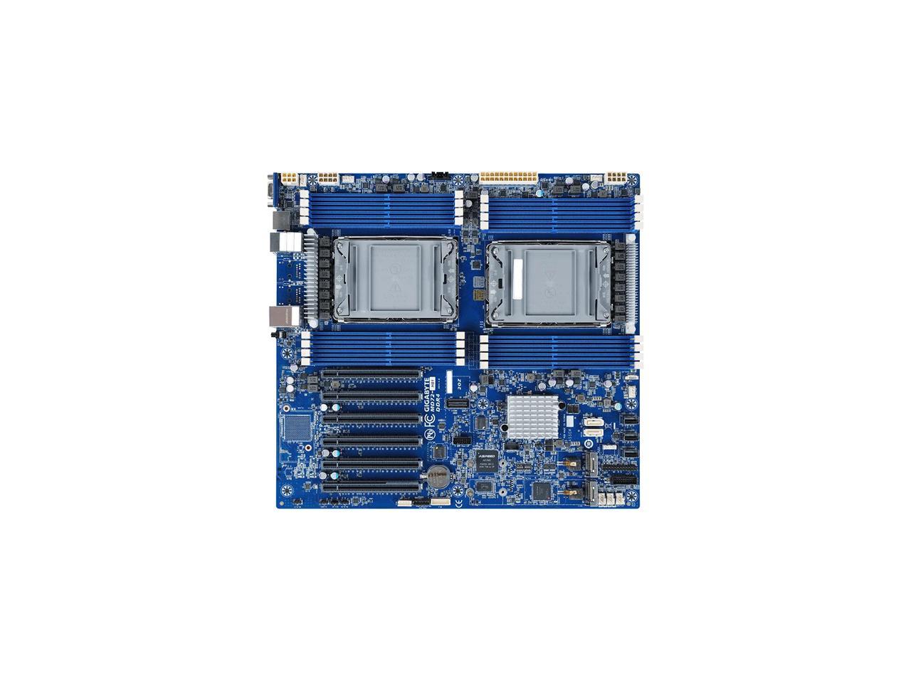 GIGABYTE MD72-HB1 Extended ATX Server Motherboard Dual Socket P+ Intel –  Etron Deals