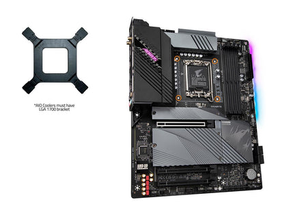 GIGABYTE B660 AORUS MASTER DDR4 LGA 1700

* Dedicated LGA1700 mounting bracket is required. Intel B660 SATA 6Gb/s ATX Intel Motherboard