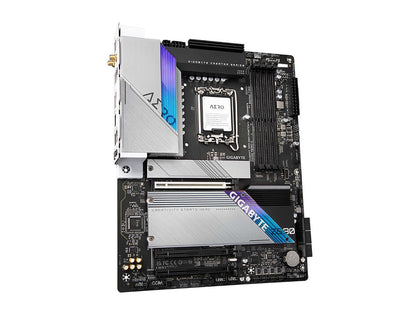 GIGABYTE Z690 AERO G LGA 1700 Intel Z690 ATX Motherboard with DDR5, Quad M.2, PCIe 5.0, USB 3.2 Gen2X2 Type-C, WiFi 6, Intel 2.5 GbE LAN