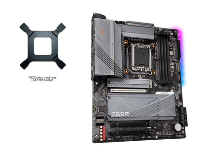 GIGABYTE Z690 GAMING X LGA 1700 Intel Z690 ATX Motherboard with DDR5, Quad M.2, PCIe 5.0, USB 3.2 Gen2X2 Type-C, 2.5GbE LAN