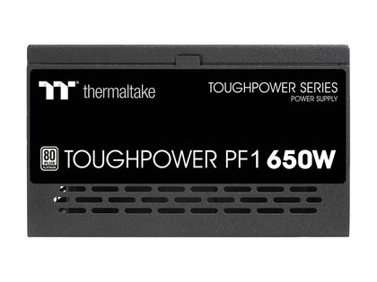 Thermaltake Toughpower PF1 650W PS-TPD-0650FNFAPU-1 650 W ATX12V / EPS12V 80 PLUS PLATINUM Certified Full Modular Active PFC Power Supply