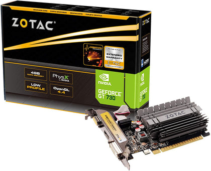 ZOTAC GeForce GT 730 Zone Edition 4GB DDR3 PCI Express 2.0 x16 Graphics Card