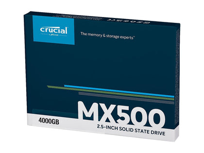 Crucial MX500 4TB 3D NAND SATA 2.5 Inch Internal SSD, up to 560 MB/s - CT4000MX500SSD1