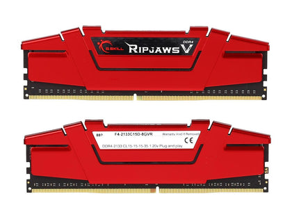 G.Skill 8GB (2 x 4GB) Ripjaws V Series DDR4 PC4-17000 2133MHz Intel Z170 Intel X99 Desktop Memory F4-2133C15D-8GVR