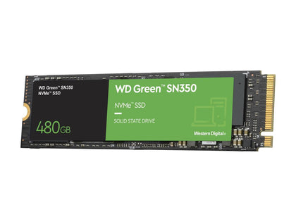 Western Digital WD Green SN350 NVMe M.2 2280 480GB PCI-Express 3.0 x4 Internal Solid State Drive (SSD) WDS480G2G0C