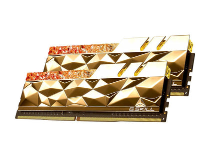 G.Skill 32GB DDR4 Trident Z Royal Elite Gold 3600Mhz PC4-28800 CL14 1.45V Dual Channel Kit 2x16GB