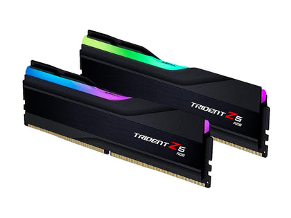 G.SKILL F5-5600J3636D32GX2-TZ5RK Trident Z5 RGB Series 64GB 288-Pin PC RAM DDR5 5600 Desktop Memory  Black - 2x 32GB