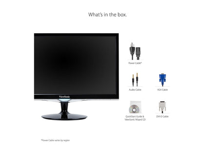 ViewSonic VX2252MH 22 Inch 2ms 60Hz 1080p Entertainment Monitor with HDMI DVI and VGA Inputs