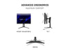 ViewSonic ELITE XG270QC Curved 27 Inch 1ms 1440p 165Hz FreeSync Premium Pro Gaming Monitor with VESA DisplayHDR 400 and Advanced Ergonomics for Esports