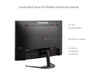 ViewSonic VX2768-2KPC-MHD 27 Inch QHD 1440p Curved 144Hz 1ms Gaming Monitor with FreeSync Premium Eye Care HDMI and Display Port