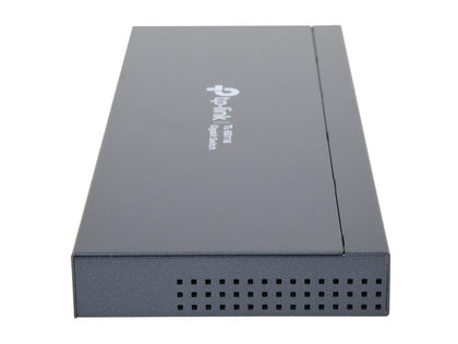 TP-Link 16 Port Gigabit Ethernet Network Switch, Desktop/ Wall-Mount, Fanless, Sturdy Metal w/ Shielded Ports, Traffic Optimization, Unmanaged, Limited Lifetime Protection (TL-SG116)