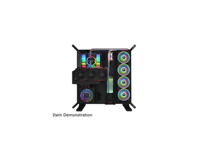 Thermaltake Riing Quad CL-F088-PL12SW-B 120 mm RGB LED Radiator Fan 3 Pack