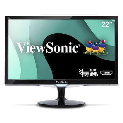 ViewSonic VX2252MH 22 Inch 2ms 60Hz 1080p Entertainment Monitor with HDMI DVI and VGA Inputs