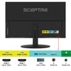 Sceptre IPS 24-Inch Computer LED Monitor 1920x1080 1080p HDMI VGA up to 75Hz 300 Lux Build-in Speakers 2021 Black (E249W-FPT) (Renewed)