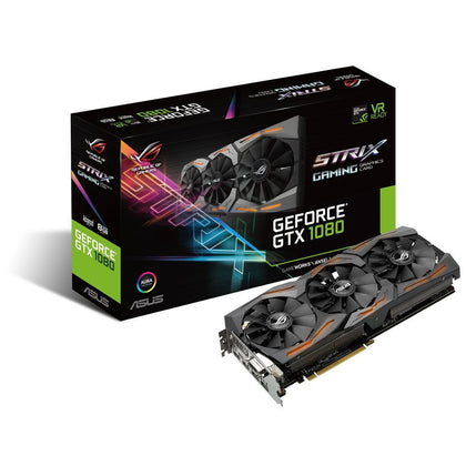 ASUS GeForce GTX 1080 8GB ROG Strix Graphics Card (STRIX-GTX1080-A8G-GAMING) (Renewed)