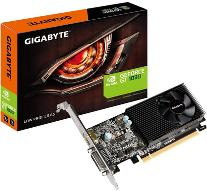 GIGABYTE GeForce GT 1030 GV-N1030D5-2GL Low Profile 2G Computer Graphics Card (Renewed)