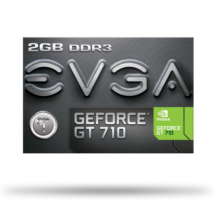 EVGA GT 710 2GB DDR3 64bit Single Slot, Dual DVI 02G-P3-2717-KR