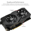 ASUS Dual GeForce RTX 2060 6GB GDDR6 PCI Express 3.0 x16 Video Card DUAL-RTX2060-O6G-EVO