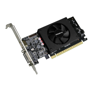 Gigabyte GeForce GT 710 2GB Graphic Cards and Support PCI Express 2.0 X8 Bus Interface. Graphic Cards GV-N710D5-2GL (Renewed)