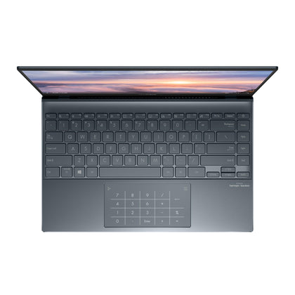 ASUS ZenBook 14 Ultra-Slim Laptop 14” FHD Display, AMD Ryzen 7 5800H CPU, Radeon Vega 7 Graphics, 16GB RAM, 1TB PCIe SSD, NumberPad, Windows 11 Pro, Pine Grey, UM425QA-EH74 (Renewed)