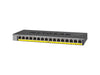 NETGEAR 16-Port Gigabit Ethernet Unmanaged PoE Switch (GS116LP) - with 16 x PoE+ @ 76W Upgradeable, Desktop/Rackmount